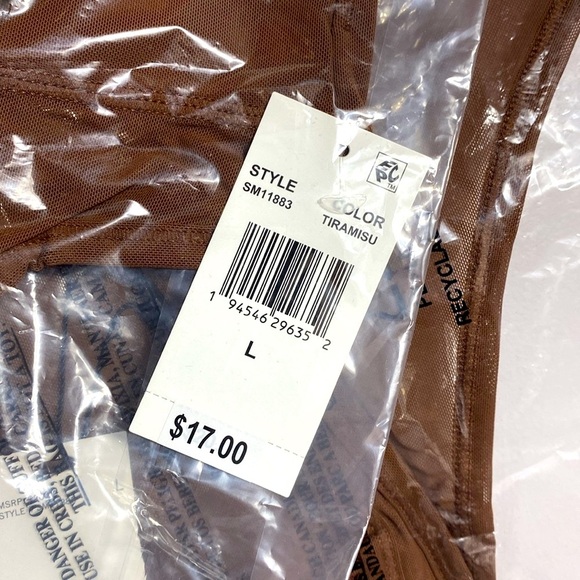 2 Pair Steve Madden Brown and Black Womens Underwear size Large - Picture 9 of 10